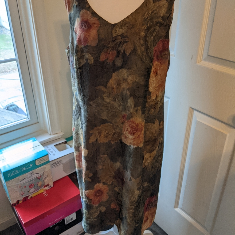 Virgo II Vintage Sleeveless Lined Dress, EUC